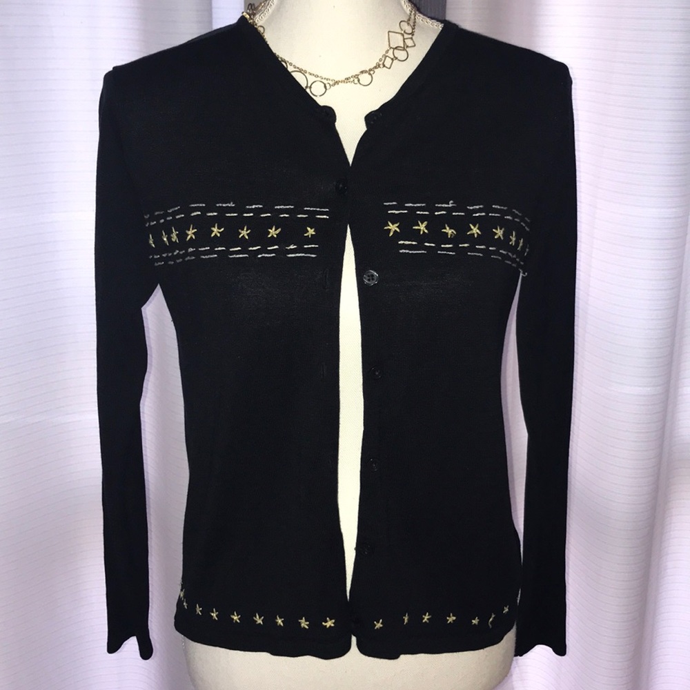 Field and Manor 100% Silk Cardigan